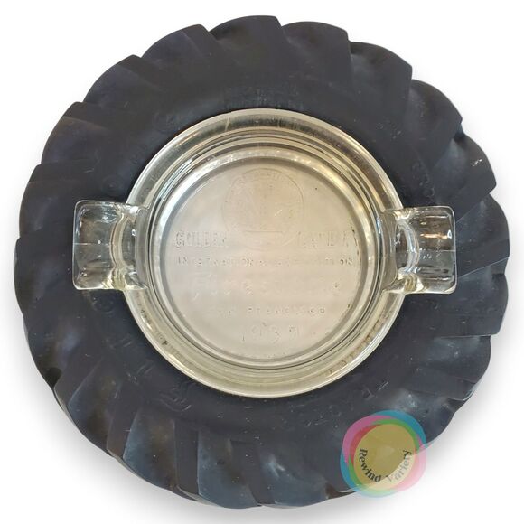 RARE 1939 Firestone Tractor Tire Ashtray Golden Gate Expo GGIE Treasure Island - Picture 1 of 11